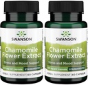 Swanson Chamomile Flower 抽取500毫克 标准到1.2% Apigenin 6毫克/Capsule 60 Capsules(2包)