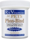 Rx维生素 Phos-Bind - 肾支持补充粉剂 - 猫和狗磷酸Binder 肾健康 - 支持普通肾清洁和基本肾护理 - 35g