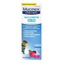 Mucinex儿童多节冷降液——解放斯图菲鼻塞,胸塞摄入,Cough & Mucus,期望剂和用Dexteromethorphan,Guaifenesin,Phenylephrine,4 oz.