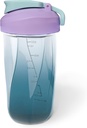 蛋白质摇瓶 最多持有20oz, 无 Blending Ball 或 Whisk, BPA 免费, 可移植 PreWorkout Whey 蛋白质饮料杯, Blender 摇瓶 混合鸡尾酒-smoothies-shakes(蓝色)