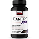 强制因子 LeanFire PM 女性和男性减重药丸,胖子燃烧药丸和过夜减重药丸,烧胖药丸,助推代谢药丸,改善睡眠,神奇结果的强大公式,60卡普尔