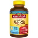 Nature Made Burp less Ultra Omega 3 鱼油补充品,1400mg 鱼油 Omega 3 补充品,作为健康心脏眼睛支持的Ethyl Esters,一天一个,90软胶