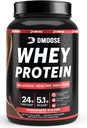DMOOSOSE WHEY蛋白粉 I 24克蛋白I 130卡路里 I 5.1克BCAAs I 天然蛋白粉为肌肉增生巧克力/万尼拉Flavor I 2磅 I 28 服务