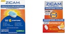 Zicam Cold & Flumptoms 20 板块 超冷补救 快速熔炉 18 霍莫病的锌伯爵 冷的缩短
