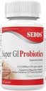 Super GI Probiotics $112.5亿 CMU 人均服务支持消化健康 和 May Relieve Gastro肠道危难 QQ最高概率 8 Stranin公式 60 Capsules