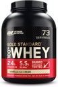 最佳营养金标准Whey Vanilla冰激凌 - 5磅.