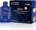 NAD+Resveratrol 补充300mg Nicotinamide Adenine Dinucleotide, 200mg Crucuminoids 和 500mg 橄榄叶 - 高纯度NAAD 补充抗衰老,能源,焦点