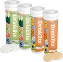 Drinklits Lemon-Lime & Orange 电解片 (4) Tube Bundle → Citrus 水分 Combo Pack → 美味的天然火焰 – 0g 糖 – 每日使用 → 40 服务 – 10 片 Per Tube