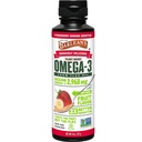 Barlean的草莓香蕉草籽油液,Vegen Omega 3 6 9 冷压叶草籽油的儿童和成人补充剂,2 968毫克的Vegan Omegas, Non-GMO & Gluten Free, 8 oz