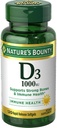 自然丰产维生素D3 1000 IU Immune健康,120 Softgels(12包)