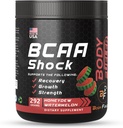 氨基酸能粉有BCAA,最佳室内和工作后恢复饮料,肌肉恢复和耐力粉有BCAA支持肌肉生长,Honeydew Flavor,292g - 美国制造