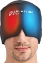 格式 Fitting Gel Ice Headache Relief Hat - 冷疗法头痛 Relief Cap/冰头包装 冰头包装面具 冷压缩头痛 Relief Cap for 张力和压力 20% More Gel, Migraine Relief Black
