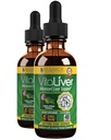 VitaLiver - 肝脏健康补充剂 - 支持肝脏清洁剂 & Detox - 用于吸收的液体交付 - 牛奶亚特尔,阿蒂科克,Chanca Piedra, Dandelion & More!
