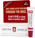 Swype Shield空降颗粒和Allergen Blocker Nasal Gel - 无毒,用于Pollen Alergy sufferers,用于飞机旅行(未定)180多个Per Tube应用(0.27 oz,7.5g Pack of 1)