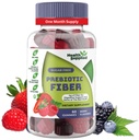 混合Berry Flawared Prebiotive Fiber Gummys - 通过Gut清洁和便秘救济支持消化系统 - 协助减肥计划 - 大品味和容易吞咽