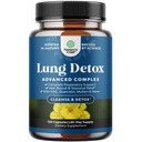 Lung Detox Mullein Leaf Capsules - 净化Mullein Lung Cleanse 综合体,配有 NAC Quercetin & Cordyceps 提取器 - Leaf Herb 呼吸器补充 Sinus 豁免和呼吸支持