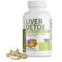 Bronson Liver Detox 高级解毒和清洁公式支持健康肝功能,配有 Milk Thetle, Dandelion Root, Turmeric, Artichoke Leaf & More, Non-GMO, 180 Vegetarian Capsules