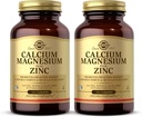 Solgar Calcium Magnesium Plus Zinc, 100片(包2) - 推广健康骨骼和牙齿 - 支持 Nerve & Muscle 函数 - 非GMO, Vegan, Gluten Free, 奶制品 Free, Kosher - 66 总服务