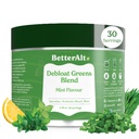 更好的 Alt Greens Powder, Detox & Debloat 配有 Spirulina 的 15 个超级 Greens Blend, 莫林加 Power, 小麦草, Pre & Probiotics, 加装抗氧化剂, Mint Flavor, 无 Maltodextrin, 30 种服务