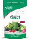 Morlife Alkalising Greens Powder Supplement, Berry Burst, 20 超级绿地, 水果和蔬菜, Pre & Probiotics, 关键 Alkalizing 矿物, 蔬菜超级食品配方, 7 oz, 20 服务