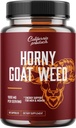 Horny Goat Weed for Women and Men - Herbal Complex Blend Supplement with Saw Palmetto Extract Ginseng Maca Root and Tongkat Ali Powder - 男子前列腺健康补编 霍尼 Goat Weed Extract