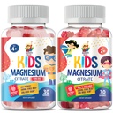 SUNNY SAM Magnesium Gummys for Kids - 100mg and Magnesium Gummys for Kids 500mg. Magnesium Chews - Magnesium Citrate Chewable Supplation for Mood & Muscle Support (英语).