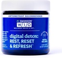 Swanson WIO Digital Detox:休息,重置和刷新睡眠更好,蓝光防御,健康,压力小,Lutein,Zeaxanthin,Lutemax - 4 oz瓶装有30个软胶(30天供应)