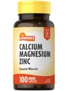 Sundance Calcium 镁锌 → 100 Caplets → 基本矿物补充 → 蔬菜、非GMO 和 Gluten 自由公式