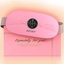 Besky Heating Pad for Prime Cramps, Cordless Mentrual Heating Pad, Heating Pads with 3 Heat levels and 3 Massage Modes, 用于后期或期疼痛救济,她的最佳礼物,妇女和女童(Pink)
