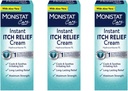 (原始内容存档于2018-07-26). Monisastat Care 即时ITch Relief Cream Max strongs | Cools & Soothes | 包装 May Vary | 1 Ounce 每人 | 3 pack