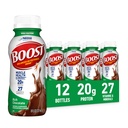 BOOST 高蛋白准备好饮用平衡营养饮料,富巧克力,8 FL OZ(12包)