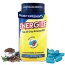 iSatori Energize Cafeine Pills - 快速代理全日能源补充 时间释放 Cafeine & Natural Nootropic Support - 无Jiters 或 Crash - 男女能源维生素 - (84块)