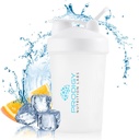 Prodigy营养实验室 Premium Shaker Bottle Perfect for protein Shakes and Pre Workout - 14 Ounce(白色) 蛋白质摇晃和前期工作的完美瓶子