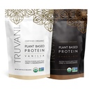 特鲁瓦尼植物蛋白粉 -- -- USDA认证有机物、Vegan、非GMO、乳制品自由、大豆自由、和Gluten自由 -- -- 2包每包20枚(巧克力和香草)