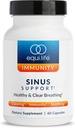 Equilife Sinus Support Support 与柏柏林,NAC,Licorice Root,以及抗氧化剂Rich Herbal Blend,植物基方程 季节平衡,Gluten Free, Soy & Dairy Free, 20 services 共20种服务