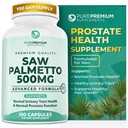 男性/女性纯Peremium Saw Palmetto 500 mg – 最大强度 Saw Palmetto 提取 → Powder Capsules 补充 - 支持正常的尿道切除,前列腺健康/血液 - 3个月供应 - 100 平板电脑