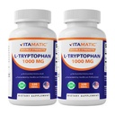 维他命 L-Tryptophan 1000mg 120 平板电脑(120 平板电脑(Pack of 1)) 2 瓶式电脑