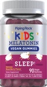 Pipping Rock Kids Melatonin Gummys 1mg 90 儿童补充金 混合Berry Flavor | Vegan, Non-GMO, Gluten Free