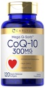 Carlyle CoQ10 300mg → 120 Softgels → Mega Q-Sorb Coenzyme Q- 10 → 与黑胡椒提取 → Non-GMO, Gluten 免费补充