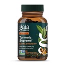 Gaia Herbs Turmeric Turmeric Extreme Extrastruction - 支持来自普通服装和眼泪* 的偶尔不适 - 配有 Turmeric Curcumin & Black Pepper - 60 Vegan 液态 Phyto-Capsules(最多60天供应)