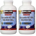 Kirkland 与 MSM 签署 Glucosamine, 375 片(2 包)