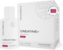 CYMBIOTIKA Creatine+、Creatine和Glutamine 氨基能源、恢复、肌肉质和脑支持、 Liposomal 交付、Gluten Free & Vegan、Raspberry Flavor - 30毫升邮袋(20袋)