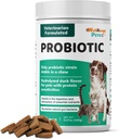 健康能量日报 Probiotic & Prebiotics Soft Chew for Dogs & Cats - 对腹泻,便秘,上胃,消化和气体的消化支持 - 帮助消化,过敏皮肤和免疫健康 160ct