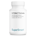 Supersmart H. Pylori公式 每日20亿 CMU(高概率) - 专利 Pylopass Probiotic Lactocillus Reuteri DSM 17648 Supplement QQ Non-GMO & Gluten Free - 60 蔬菜卡普尔