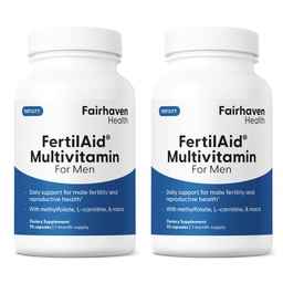 Fairhaven Feal Health Fraid 男子生育补助 男子生育补助 两个月供给 计算,运动支持 男子生育支助 男子生育支助 包括L-carnitine,锌 → 2瓶