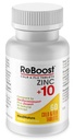 MediNatura ReBoost Zinc + 10 MAX Cold & Flu Symptom Relief Fast-Affairing, 非醉心的自然慰藉 顺势疗法 帮助 relieve 整体身体不适, 咳嗽, Fatigue, 摄入 - 柠檬 - 60 片