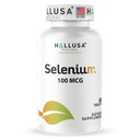 Hallusa Natural – 硒 60平板、抗氧化剂和免疫支持、心脏健康-60天供应