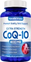 CoQ10 800mg Capsules QQ Vegan 友好型Coenzyme Q10 800mg 来自美国皮肤心脏和能量支持的易吸收Ubiquinone 补充 QQ在cGMP设施中制造(100架)