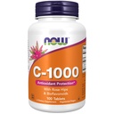 现在食品补充品,维生素C-1 000配有Rose Hips & Bioflavoids,抗氧化剂保护*,100片