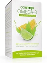Coromega Omega 3 鱼油补充剂,650毫克Omega-3,配有3X 更好的吸收Than Softgels,柠檬莱姆 Flavor,90 单服务挤压包